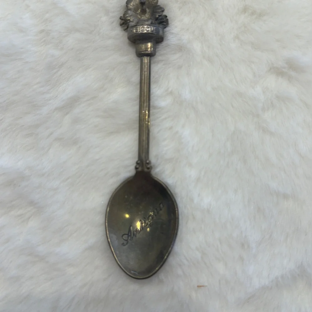 Vintage Antigua Caribbean Souvenir Spoon | Mid Century Travel Collectible